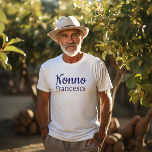 ノンノイタリアンおじいちゃん祖父Tシャツ Tシャツ