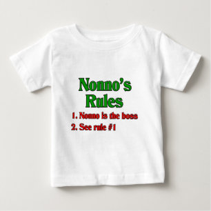 ノンノイタリアンのルール ベビーTシャツ