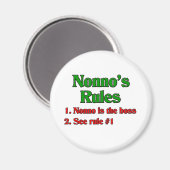 ノンノイタリアンのルール マグネット (正面/裏面)