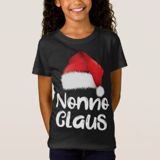 ノンノクロースクリスマスファミリーマッチングサンタハットPa Tシャツ