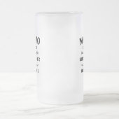 ノンノ |祖父おもしろいは年老いた人のための フロストグラスビールジョッキ (中央)