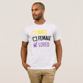 ノンバイナリーで愛されている Tシャツ (正面フル)