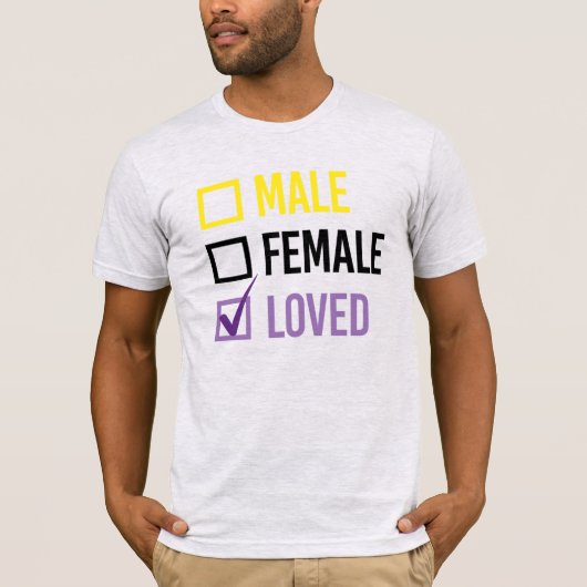 ノンバイナリーで愛されている Tシャツ (正面)