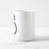 ノンバイナリーのジェンダーシンボル コーヒーマグカップ (中央)