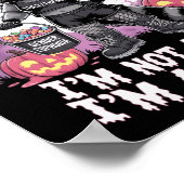ノンバイナリーのハロウィン・アライグマの代名詞は一時的なものではない ポスター (角)