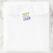 ノンバイナリーカラーのThey Them ラウンドシール (バッグ)