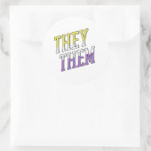 ノンバイナリーカラーのThey Them ラウンドシール (バッグ)
