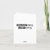 ノンバイナリープライドホリデー ツリー ハoliday カード (裏面)