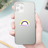 ノンバイナリー万歳 シール (スマートフォン)