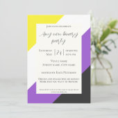 ノンバイナリー旗パーティー祝賀会 招待状 (スタンド正面)