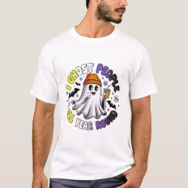 ノンバイナリー面白ハロウィン – 私は人をホーンテ Tシャツ