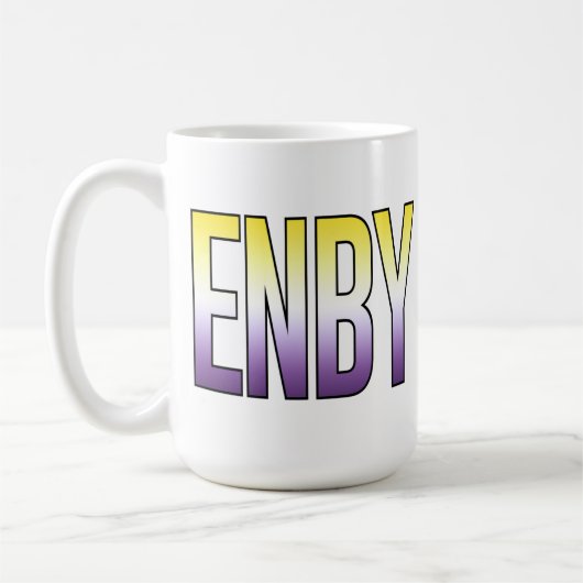 ノンバイナリー コーヒーマグカップ (左)
