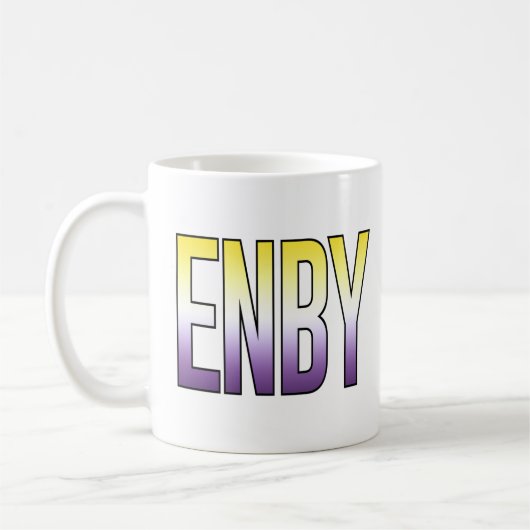 ノンバイナリー コーヒーマグカップ (左)