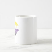 ノンバイナリー ハート コーヒーマグカップ (中央)
