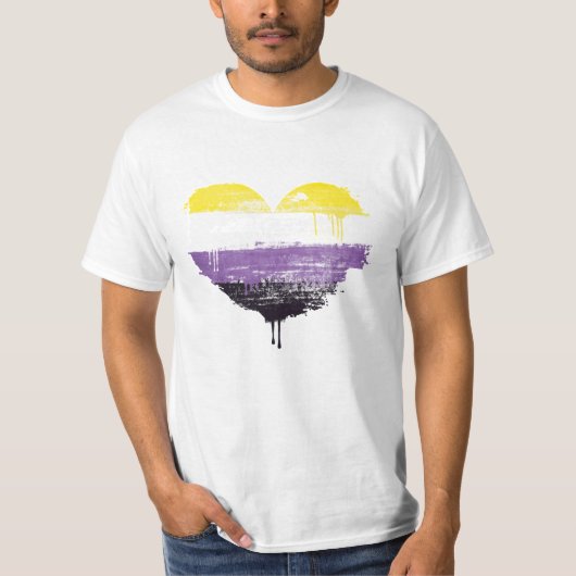 ノンバイナリー ハート Tシャツ (正面)