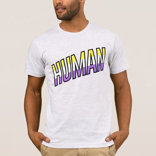 ノンバイナリー ヒューマン Tシャツ (正面)