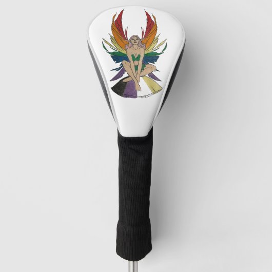 ノンバイナリー・フェアリー ゴルフヘッドカバー (正面)