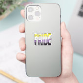 ノンバイナリー・プライドワード シール (スマートフォン)