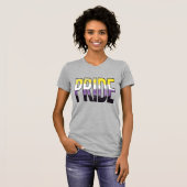 ノンバイナリー・プライドワード Tシャツ (正面フル)