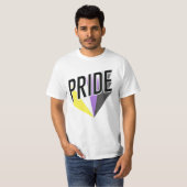 ノンバイナリー プライド バースト Tシャツ (正面フル)