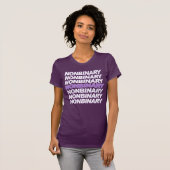 ノンバイナリー・プライドTシャツ Tシャツ (正面フル)