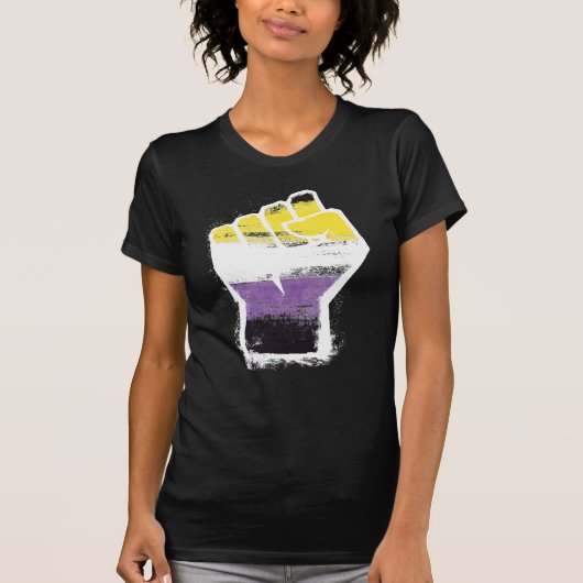 ノンバイナリー・プライドTシャツ Tシャツ (正面)