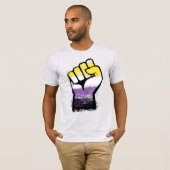 ノンバイナリー・プライドTシャツ Tシャツ (正面フル)