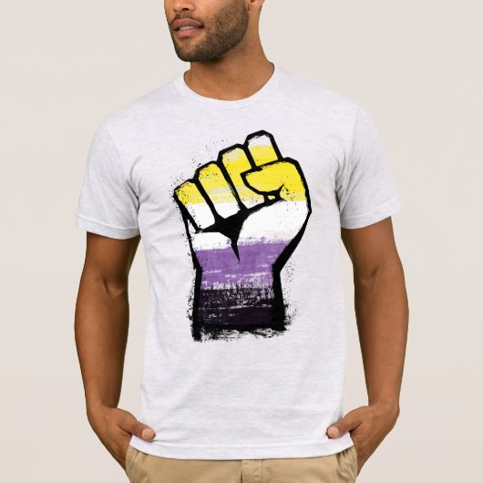ノンバイナリー・プライドTシャツ Tシャツ (正面)