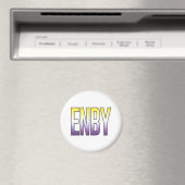 ノンバイナリー - ENBY マグネット (インサイチュ (食洗機))