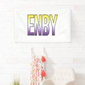 ノンバイナリー - ENBY 横断幕 (インサイチュ)