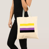 ノンバイナリー Pride トートバッグ (正面(商品))