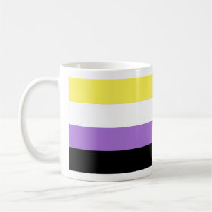 ノンバイナリー Pride フラッグ コーヒーマグカップ