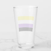 ノンバイナリー Pride フラッグ タンブラーグラス (裏面)
