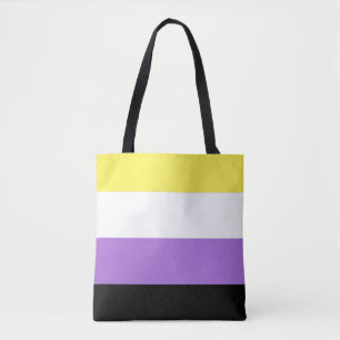 ノンバイナリー Pride フラッグ トートバッグ