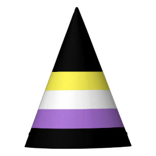 ノンバイナリー Pride フラッグ パーティーハット