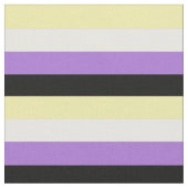 ノンバイナリー Pride フラッグ ファブリック (クローズアップ)