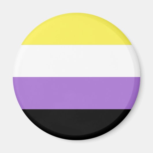 ノンバイナリー Pride フラッグ マグネット (正面)