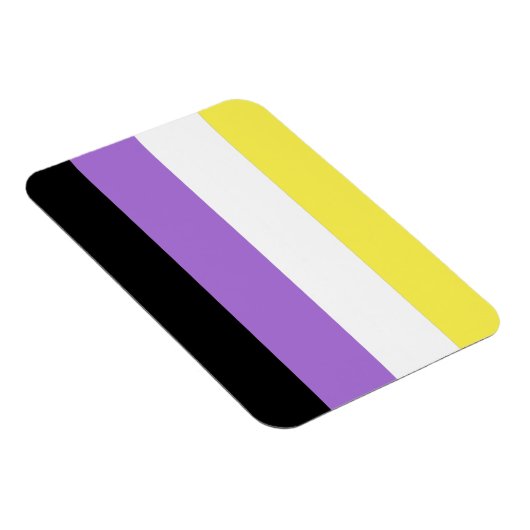 ノンバイナリー Pride フラッグ マグネット (右側)
