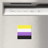ノンバイナリー Pride フラッグ マグネット (インサイチュ (食洗機))