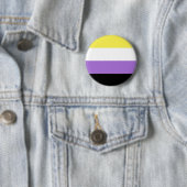 ノンバイナリー Pride フラッグ 缶バッジ (インサイチュ)