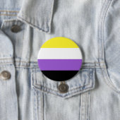 ノンバイナリー Pride フラッグ 缶バッジ (インサイチュ)