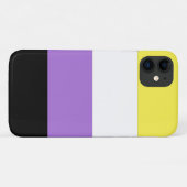 ノンバイナリー Pride フラッグ Case-Mate iPhoneケース (裏面(横))