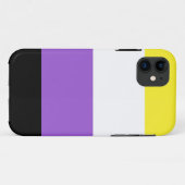 ノンバイナリー Pride フラッグ Case-Mate iPhoneケース (裏面(横))