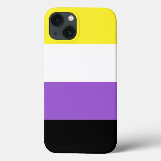 ノンバイナリー Pride フラッグ Case-Mate iPhoneケース (裏面)