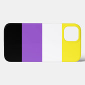 ノンバイナリー Pride フラッグ Case-Mate iPhoneケース (裏面 (横))