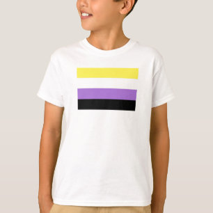ノンバイナリー Pride フラッグ Tシャツ