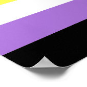 ノンバイナリー Pride ポスター (角)