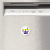 ノンバイナリー Pride 蝶 マグネット (インサイチュ (食洗機))