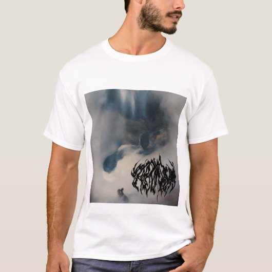 ノンバンドメタルシャツ – 放棄されたスノードリフト Tシャツ (正面)