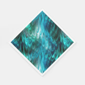 ノンパレイルケッピーティール（緑がかった色）: スタンダードランチョンナプキン (角)